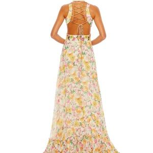 Mac Duggal floral gown